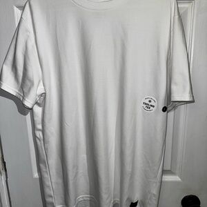 Hollister White Short Sleeve Cooling Tee